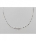 COLLAR OR BLANC 18 KTS