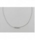 COLLAR OR BLANC 18 KTS