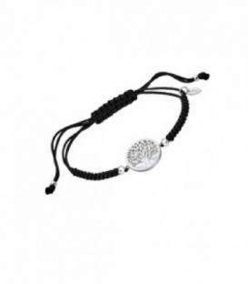 PULSERA  PLATA LOTUS
