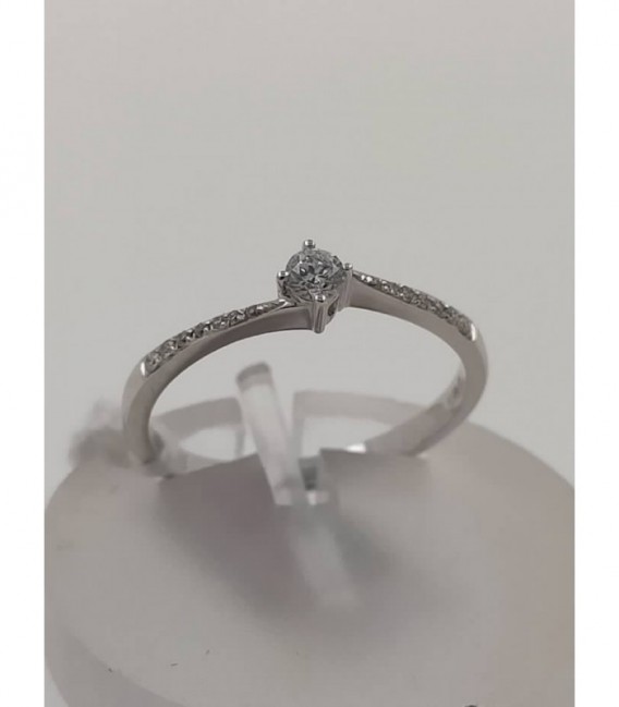 SORTIJA ORO BLANCO DIAMANTE