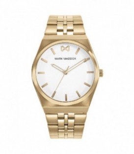 RELOJ ACERO IP DORADO BRAZALETE SR VA