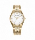 RELOJ ACERO IP DORADO BRAZALETE SRA VA