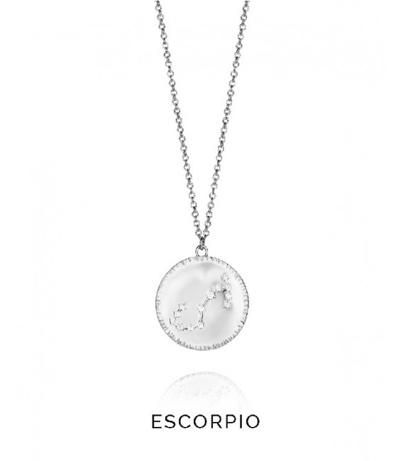 COLLAR PLATA DE LEY SIGNO ESCORPIO SRA J